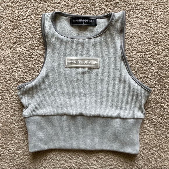 Maniere De Voir Other - MANIÈRE DE VOIR Sports Bra Crop Top